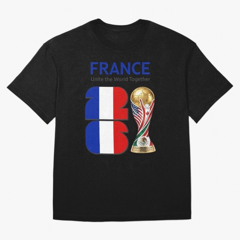 World Cup 2026, IMG 030, FRANCE 001 Oversized T-Shirt Show Your Tournament Heart for the FIFA World Cup 2026 USA Canada Mexico Journey through Neymar, Haaland and Cristiano Ronaldo Highlights, Netherlands Pride, Tournament Hype, Historic Matchups,
