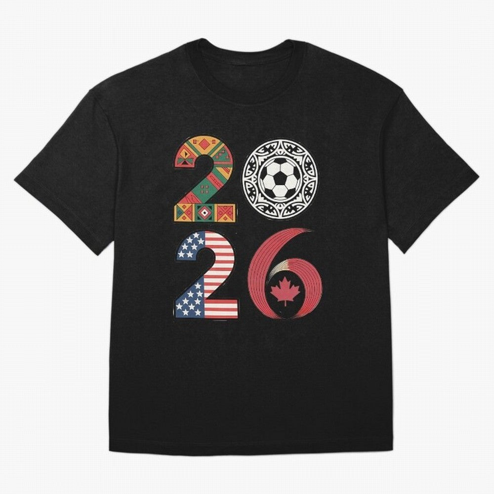 2026 Football Countries Design Usa Canada Mexico Inspired Oversized T-Shirt Celebrate Unforgettable Nights in Match Day Hype around FIFA World Cup 2026, Mbappe, Argentina, Global Supporter Spirit, Legendary Goals, National Colors and Tournament