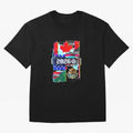 Glitched United 2026 - North America Tournament Emblem Oversized T-Shirt Share Match Day Hype around FIFA World Cup 2026 USA Canada Mexico, Mbappe and Neymar, Portugal, Spain and Germany, Game Day Rituals, Football Legends, Country Pride and the