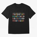 World Subbuteo players Oversized T-Shirt Represent the FIFA World Cup 2026 Group Stage Journey through Mbappe Highlights, Spain Pride, Retro Football Energy, Iconic Rivalries, Trophy Chase Drama and Stadium Atmosphere; Ideal for Football Dads,