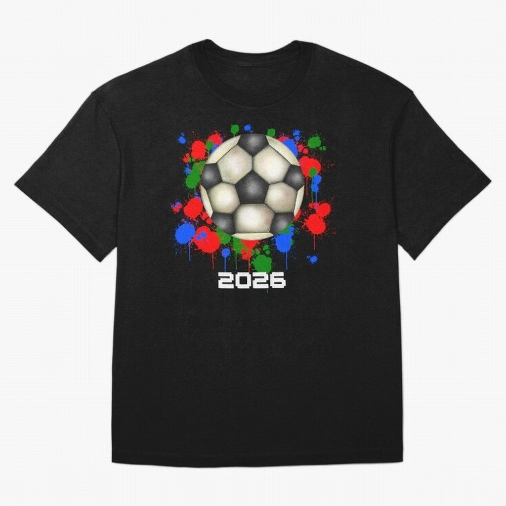 Football 2026 Oversized T-Shirt Join Match Day Hype around FIFA World Cup 2026, Messi and Cristiano Ronaldo, England, Football Passion, Legendary Performances, Festival Vibes and Supporter Community; Perfect for Supporters Who Want Bold Football