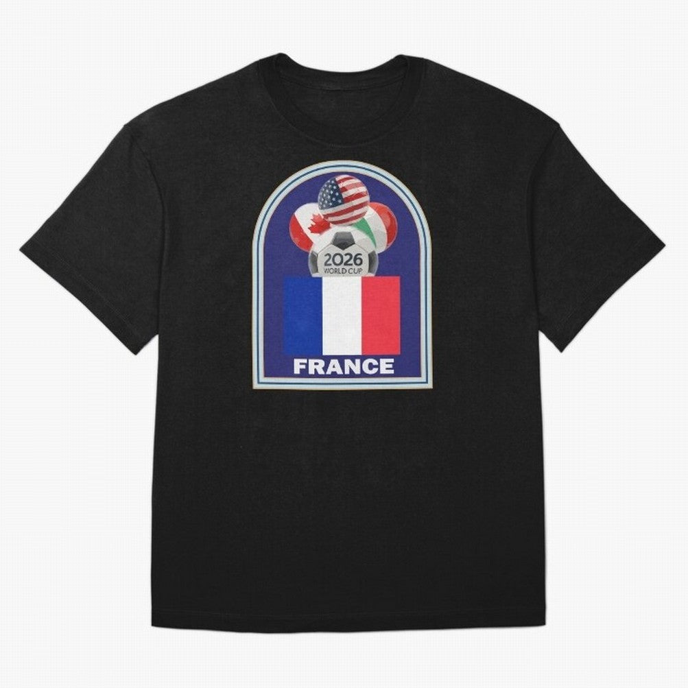 France 2026 Soccer T-shirt Oversized T-Shirt Celebrate Global Passion for Global Football Passion for FIFA World Cup 2026 USA Canada Mexico, with Haaland, Spain, Football Festival Excitement, Trophy Ambitions, Country Rivalries and Star Player