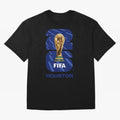 World Cup26 Houston Trophy Oversized T-Shirt Feel the FIFA World Cup 2026 USA Canada Mexico Journey through Messi, CR7 and Mbappe Highlights, Portugal, Spain and Germany Pride, Soccer Culture, Superstar Moments, National Team Dreams and Competitive