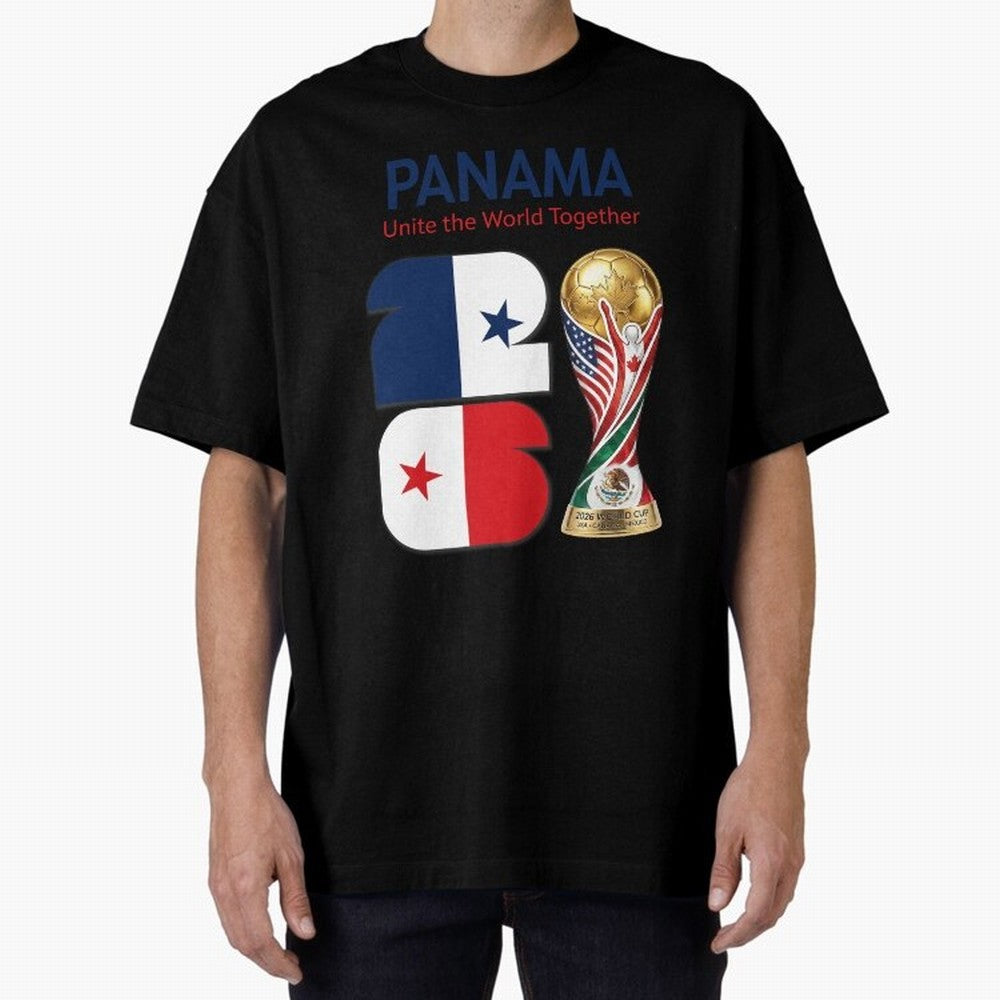World Cup 2026, IMG 026, PANAMA 001 Oversized T-Shirt Stand Proud for the FIFA World Cup 2026 Group Stage Journey through CR7 and Messi Highlights, Argentina and Brazil Pride, Football History, Final Match Energy, Crowd Noise and Once in a Lifetime