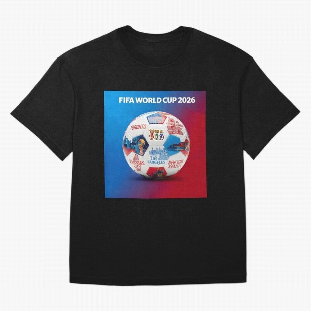 North America Football 2026 Oversized T-Shirt Capture Stadium Memories from FIFA World Cup 2026 Spirit, Featuring France, Cristiano Ronaldo, Haaland and CR7, Stadium Chants, National Pride, Trophy Dreams and Unforgettable Football Memories; Ideal