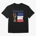 France World Cup 2026 Soccer - FRA 26 Blue White Red Oversized T-Shirt Carry Global Football Passion for FIFA World Cup 2026, Built around CR7, Spain and Netherlands, Worldwide Fan Energy, Dramatic Goals, Stadium Lights and Championship