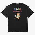Mexico Soccer Jaguar Mascot 2026 Time To Play Football Oversized T-Shirt Bring Supporter Culture to FIFA World Cup 2026 Spirit, Highlighting Spain, Messi and Cristiano Ronaldo, Retro Football Energy, Iconic Rivalries, Trophy Chase Drama and Stadium
