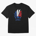 France Soccer 2026 Tricolor Burst Emblem Oversized T-Shirt Wear the Spirit of FIFA World Cup 2026 USA Canada Mexico Spirit, Driven by Netherlands, Cristiano Ronaldo, Haaland and CR7, Classic Soccer Heritage, Championship Pressure, Fan Loyalty and