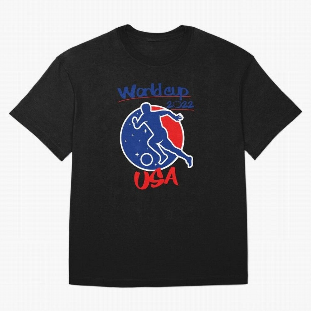USA World Cup 2022 Oversized T-Shirt Discover Match Day Hype around FIFA World Cup 2026 USA Canada Mexico, CR7 and Messi, Argentina and Brazil, Retro Football Energy, Iconic Rivalries, Trophy Chase Drama and Stadium Atmosphere; Ideal for Fans Who