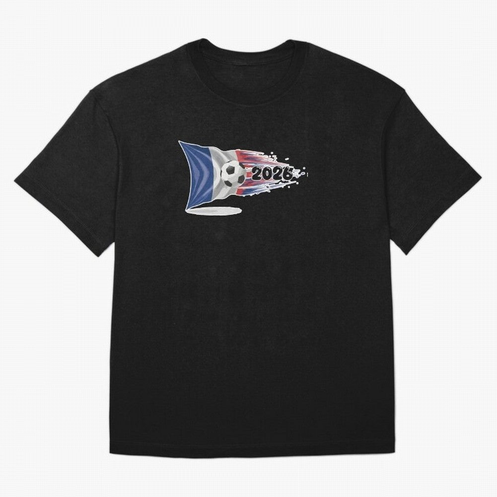 France Soccer 2026 Fan Tee: Bleu-Blanc-Rouge Flag Football Design | Perfect Gift for World Cup Fans! Oversized T-Shirt Celebrate Every Goal in FIFA World Cup 2026 Spirit, Driven by Argentina and Brazil, Cristiano Ronaldo, Champion Mindset, Group