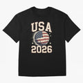 USA 2026 World Cup Soccer Oversized T-Shirt Build FIFA World Cup 2026 Group Stage Centered on Cristiano Ronaldo, England and Germany Energy, Game Day Rituals, Football Legends, Country Pride and the Road to the Final; Made for Collectors Who Enjoy