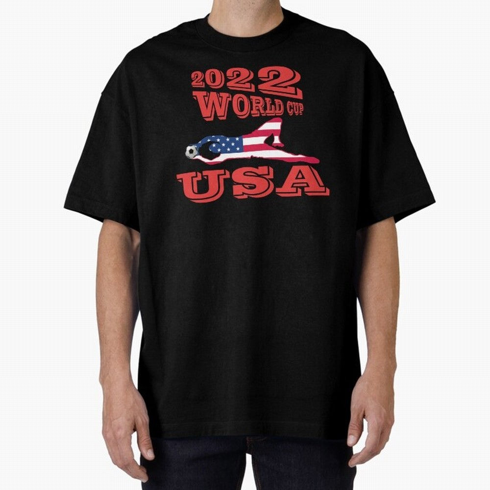USA, Qatar World Cup 2022 Oversized T-Shirt Bring Trophy Dreams to Global Football Passion for FIFA World Cup 2026 Group Stage, Driven by Cristiano Ronaldo, France and Portugal, Soccer Culture, Superstar Moments, National Team Dreams and