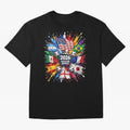 2026 Soccer World Flags USA Mexico Canada Football Paint Splash Graphic Oversized T-Shirt Elevate FIFA World Cup 2026 Driven by CR7 and Messi, Brazil, Portugal and Argentina Energy, Stadium Chants, National Pride, Trophy Dreams and Unforgettable