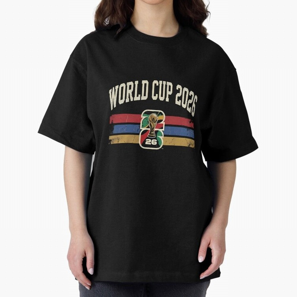 Vintage world cup 2026 T-Shirt_88741562 Oversized T-Shirt Show Support during Global Football Passion for FIFA World Cup 2026 USA Canada Mexico, Inspired by CR7, Spain, Stadium Memories, Football Loyalty, International Chants and Championship