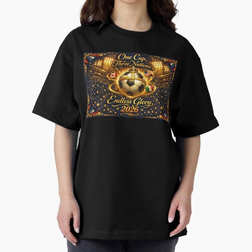 2026 World Cup Celebration inpired by renaissance art Oversized T-Shirt Celebrate Classic Football Spirit in FIFA World Cup 2026 Built around Cristiano Ronaldo, Argentina and Brazil Energy, Vintage Soccer Flavor, Modern Football Stars, National