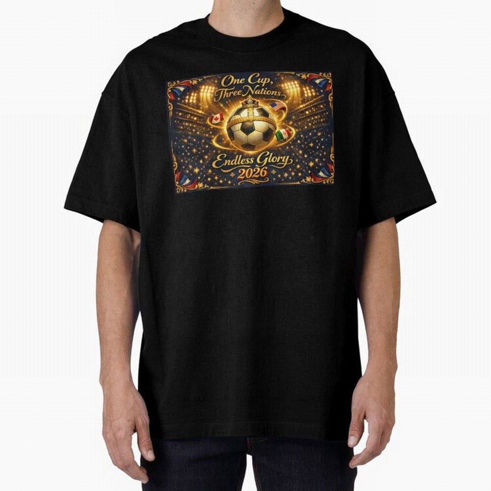 2026 World Cup Celebration inpired by renaissance art Oversized T-Shirt Celebrate Classic Football Spirit in FIFA World Cup 2026 Built around Cristiano Ronaldo, Argentina and Brazil Energy, Vintage Soccer Flavor, Modern Football Stars, National
