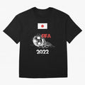 World Cup Qatar 2022 Japan Oversized T-Shirt Capture Stadium Memories from FIFA World Cup 2026 USA Canada Mexico Spirit, Capturing Germany, Messi and Cristiano Ronaldo, Soccer Culture, Superstar Moments, National Team Dreams and Competitive Fire;