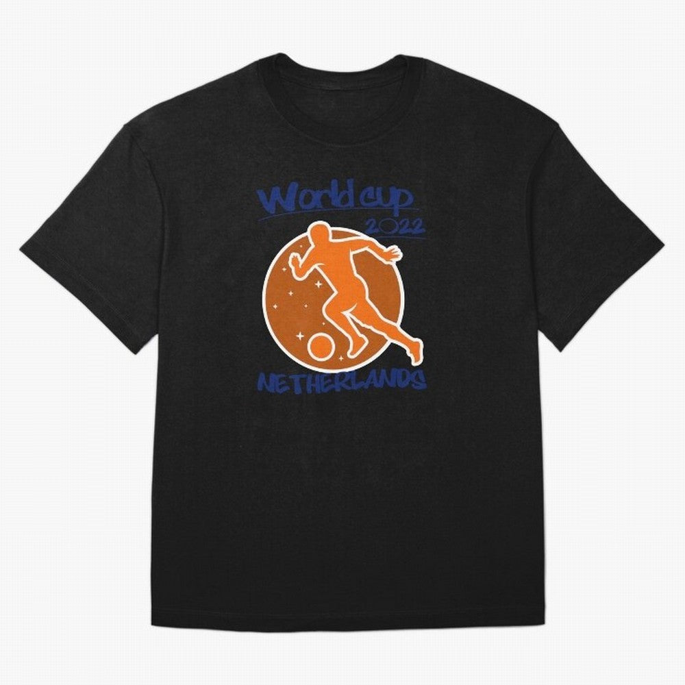 Netherlands World Cup 2022 Oversized T-Shirt Show Match Day Excitement for the FIFA World Cup 2026 Journey through Haaland and Mbappe Highlights, Spain Pride, Stadium Chants, National Pride, Trophy Dreams and Unforgettable Football Memories; Ideal