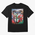 2026 World Cup Fans Celebrate Oversized T-Shirt Celebrate Global Passion for Global Football Passion for FIFA World Cup 2026 Group Stage, Featuring Messi and Cristiano Ronaldo, England, Football Passion, Legendary Performances, Festival Vibes and
