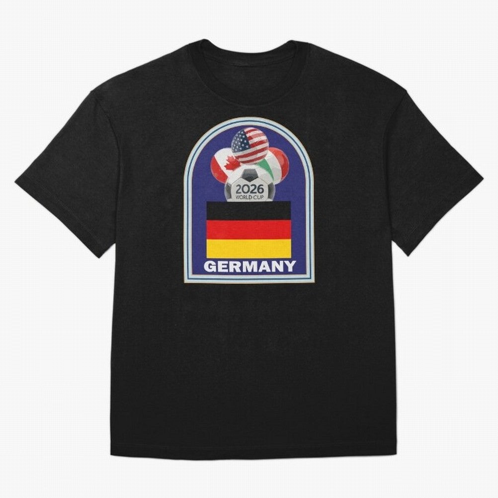 Germany 2026 Soccer T-shirt Oversized T-Shirt Capture Stadium Memories from Match Day Hype around FIFA World Cup 2026, Cristiano Ronaldo, Spain, Football Passion, Legendary Performances, Festival Vibes and Supporter Community; Made for Collectors