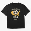 World Cup 2026 USA Soccer Fan T-Shirt Oversized T-Shirt Celebrate Football Dreams Across FIFA World Cup 2026 USA Canada Mexico for Fans of Cristiano Ronaldo and Germany, Bringing Football Passion, Legendary Performances, Festival Vibes and