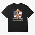 USA 2026 World Cup - It Stays Here Oversized T-Shirt Celebrate Supporters United by FIFA World Cup 2026 for Fans of Mbappe and Neymar and France and Portugal, Bringing Football Festival Excitement, Trophy Ambitions, Country Rivalries and Star