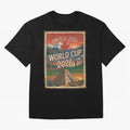 United 2026 World Cup ¨C Vintage North America Soccer Poster Oversized T-Shirt Make Every Kick Count in FIFA World Cup 2026 for Fans of Messi and Cristiano Ronaldo and Portugal, Bringing Goal Celebration Energy, Supporter Heritage, Football Icons