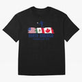 2026 North America Soccer World Tour - USA Mexico Canada Oversized T-Shirt Represent Fans Who Live for Match Day Hype around FIFA World Cup 2026 Group Stage, Messi, Neymar and Mbappe, England, Football Festival Excitement, Trophy Ambitions, Country