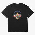 World Cup 2026 Host Nations Crest Oversized T-Shirt Make Your Look Match FIFA World Cup 2026 for Fans of Neymar, Haaland and Cristiano Ronaldo and England, Bringing Goal Celebration Energy, Supporter Heritage, Football Icons and Worldwide