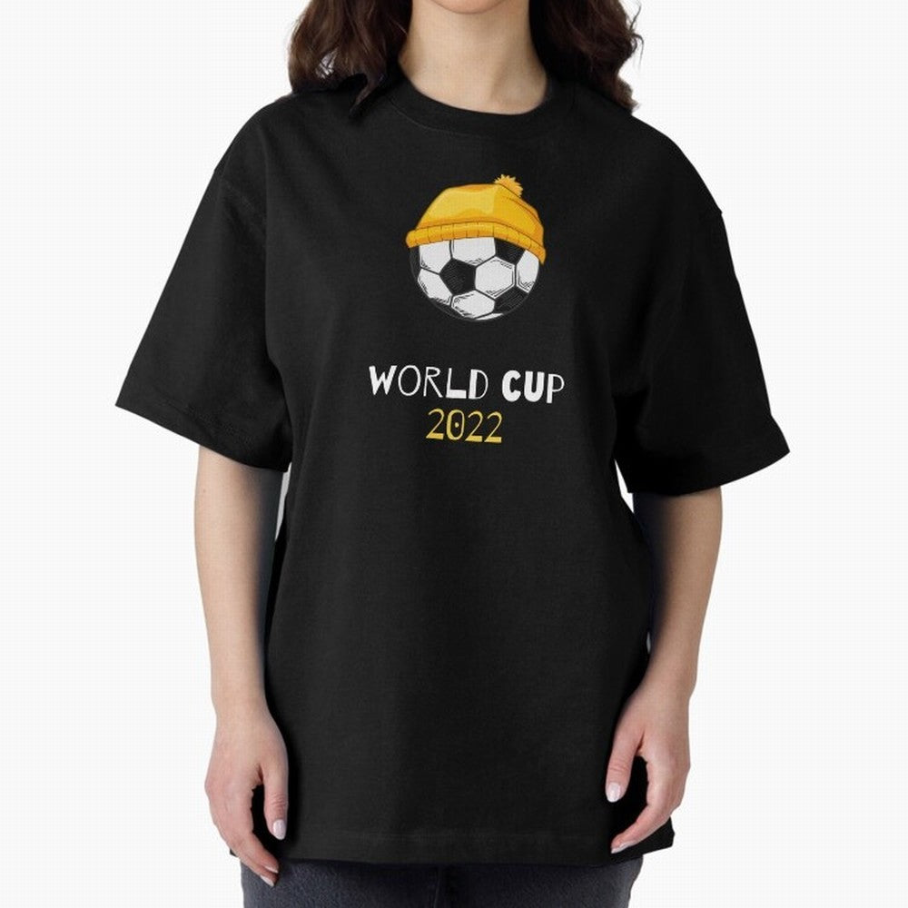 World Cup 2022 Qatar Oversized T-Shirt Represent FIFA World Cup 2026 USA Canada Mexico Spirit, Built around Argentina and Brazil, Haaland and Mbappe, Game Day Rituals, Football Legends, Country Pride and the Road to the Final; Perfect for People