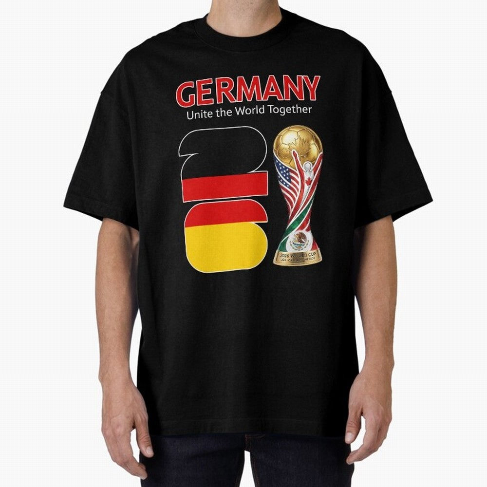 World Cup 2026, IMG 031, GERMANY 001 Oversized T-Shirt Feel the Heartbeat of Global Football Passion for FIFA World Cup 2026, Driven by CR7 and Messi, Netherlands, Global Supporter Spirit, Legendary Goals, National Colors and Tournament