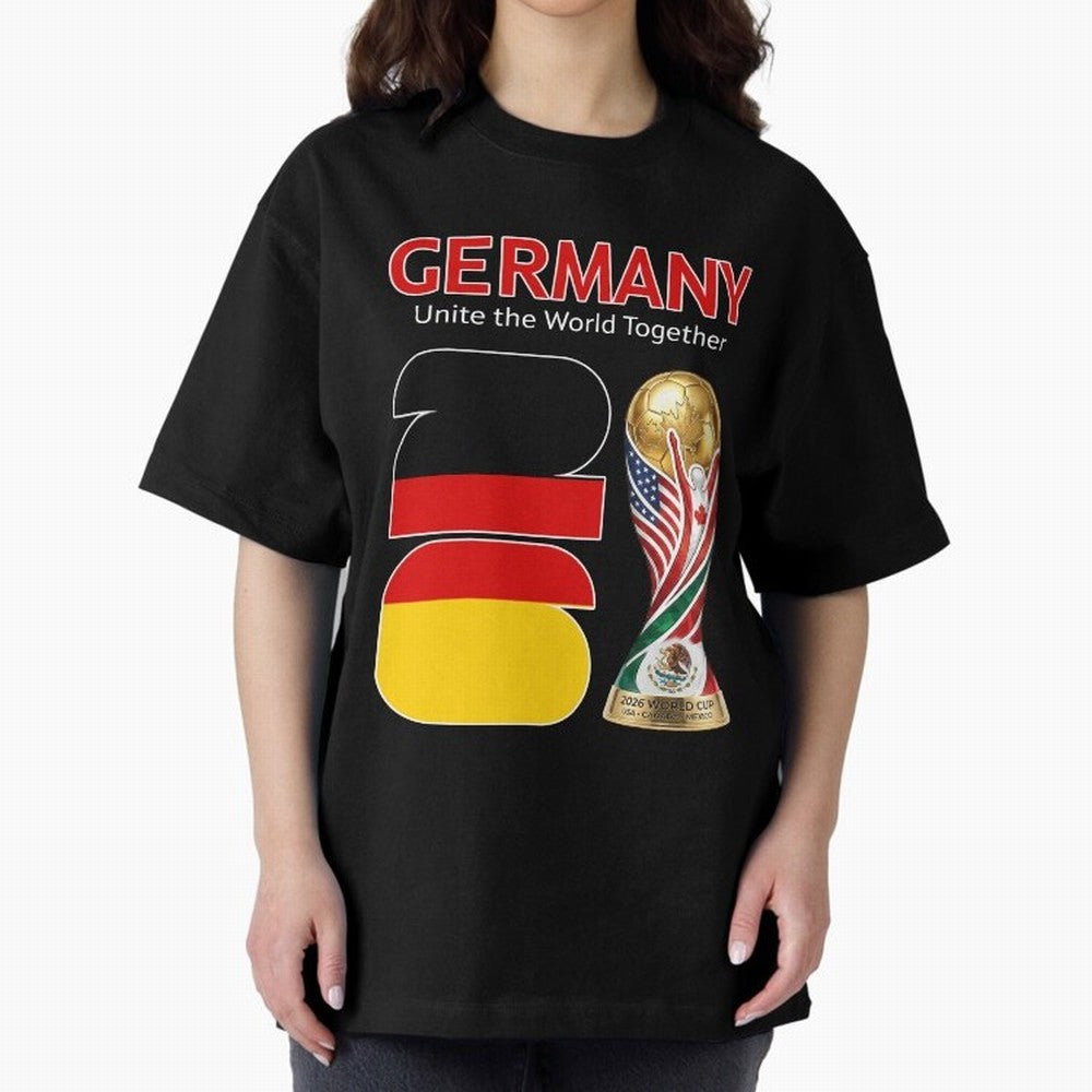 World Cup 2026, IMG 031, GERMANY 001 Oversized T-Shirt Feel the Heartbeat of Global Football Passion for FIFA World Cup 2026, Driven by CR7 and Messi, Netherlands, Global Supporter Spirit, Legendary Goals, National Colors and Tournament