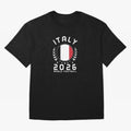 World Cup 2026 Italy Football Fan Italian Supporter T-Shirt_88563599 Oversized T-Shirt Celebrate Every Goal in FIFA World Cup 2026 Group Stage Featuring Neymar, Haaland and Cristiano Ronaldo, Spain and Netherlands Energy, Global Supporter Spirit,