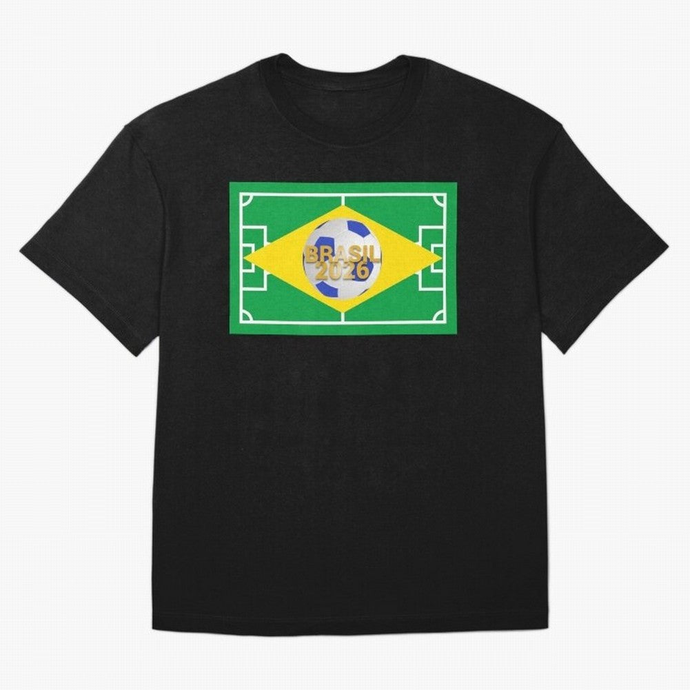 Brazil World Cup 2026 Oversized T-Shirt Capture the FIFA World Cup 2026 Journey through Cristiano Ronaldo, Haaland and CR7 Highlights, Brazil Pride, Classic Soccer Heritage, Championship Pressure, Fan Loyalty and International Pride; Great for