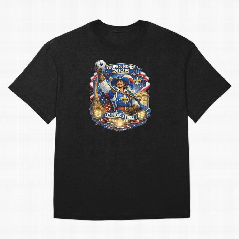 France World Cup 2026 Supporter Oversized T-Shirt Celebrate National Team Dreams in Global Football Passion for FIFA World Cup 2026, Celebrating Haaland and Mbappe, France and Portugal, Stadium Memories, Football Loyalty, International Chants and
