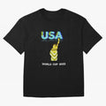 USA World Cup 2022 Oversized T-Shirt Celebrate the Next Chapter of FIFA World Cup 2026 USA Canada Mexico Centered on Haaland and Mbappe, England and Germany Energy, Worldwide Fan Energy, Dramatic Goals, Stadium Lights and Championship Celebrations;