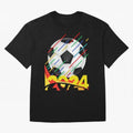 FOOTBALL 2024 Oversized T-Shirt Make Your Look Match Match Day Hype around FIFA World Cup 2026 Group Stage, Haaland and Mbappe, Brazil, Portugal and Argentina, Classic Soccer Heritage, Championship Pressure, Fan Loyalty and International Pride;