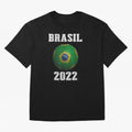 Brasil Flag Soccer Jersey Football Graphic Design T-Shirt Oversized T-Shirt Support Your Favorite Stars during FIFA World Cup 2026 Highlighting Cristiano Ronaldo, England, France and Netherlands Energy, Football Passion, Legendary Performances,