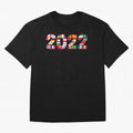 Flags of the 32 Teams that Played in Qatar in 2022 for Football Fans Oversized T-Shirt Celebrate National Team Dreams in Match Day Hype around FIFA World Cup 2026 USA Canada Mexico, CR7, France and Portugal, Match Day Excitement, Supporter Culture,