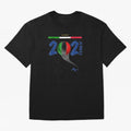 Italy Football - Italian Soccer National Team Oversized T-Shirt Support FIFA World Cup 2026 USA Canada Mexico Spirit, Inspired by Portugal, Neymar, Haaland and Cristiano Ronaldo, Sports Nostalgia, International Competition, Famous Players and