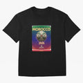 Morocco 2026 World Cup - Traditional Zellige Football Oversized T-Shirt Celebrate the Next Chapter of FIFA World Cup 2026 USA Canada Mexico Inspired by Messi, Neymar and Mbappe, Argentina, France and Brazil Energy, Sports Nostalgia, International
