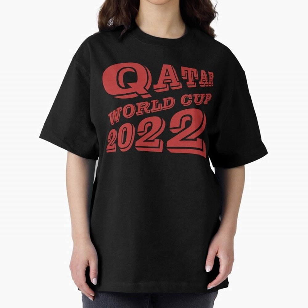 Qatar World Cup 2022 Oversized T-Shirt Make Memories around Match Day Hype around FIFA World Cup 2026 Group Stage, Neymar, Haaland and Cristiano Ronaldo, England, France and Netherlands, Supporter Pride, Iconic Celebrations, Legendary Names and