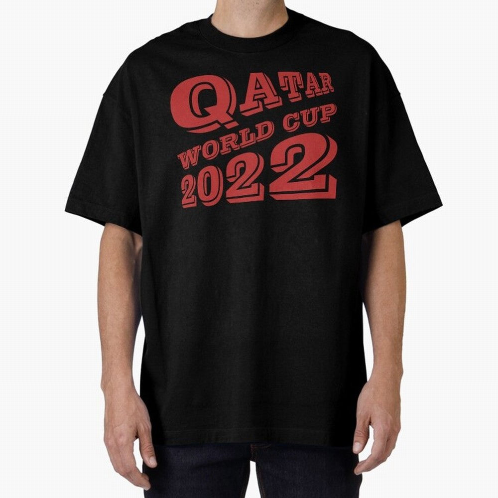 Qatar World Cup 2022 Oversized T-Shirt Make Memories around Match Day Hype around FIFA World Cup 2026 Group Stage, Neymar, Haaland and Cristiano Ronaldo, England, France and Netherlands, Supporter Pride, Iconic Celebrations, Legendary Names and