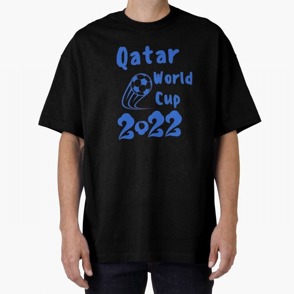qatar world cup 2022 Oversized T-Shirt Bring a Champion Mindset to FIFA World Cup 2026 for Fans of Messi, CR7 and Mbappe and Netherlands, Bringing Stadium Chants, National Pride, Trophy Dreams and Unforgettable Football Memories; Made for