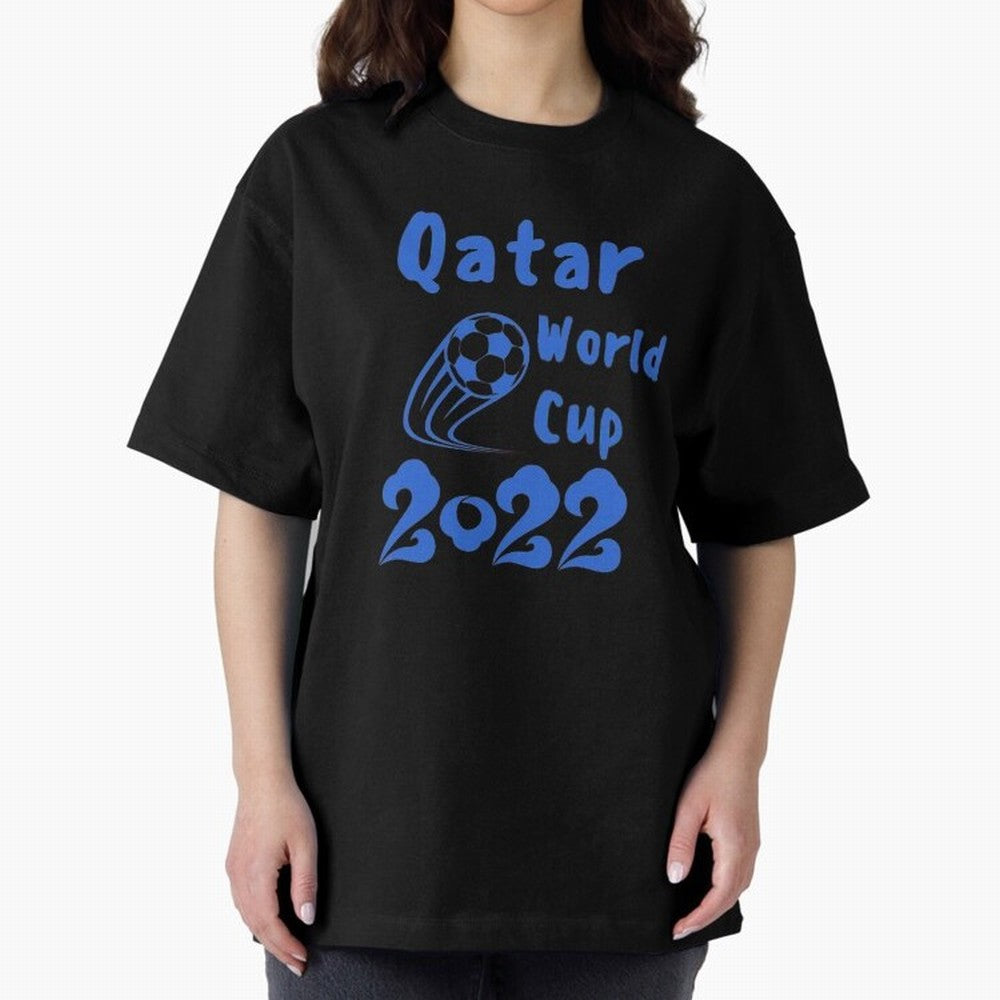 qatar world cup 2022 Oversized T-Shirt Bring a Champion Mindset to FIFA World Cup 2026 for Fans of Messi, CR7 and Mbappe and Netherlands, Bringing Stadium Chants, National Pride, Trophy Dreams and Unforgettable Football Memories; Made for