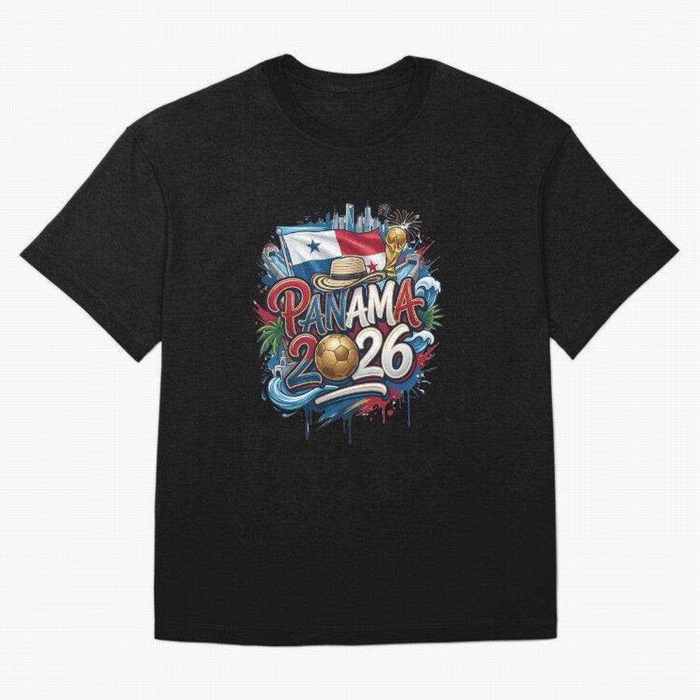 Panama World Cup 2026 Football Legacy Oversized T-Shirt Upgrade FIFA World Cup 2026 Group Stage Spirit, Highlighting Netherlands, Cristiano Ronaldo, Match Day Excitement, Supporter Culture, Golden Goals and Global Football Passion; Made for