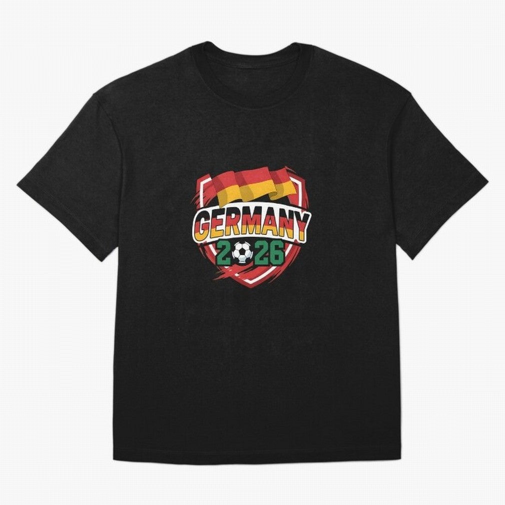 Germany World Cup 2026 Germany Football Oversized T-Shirt Turn Up for FIFA World Cup 2026 Celebrating Neymar, England, France and Netherlands Energy, Champion Mindset, Group Stage Buzz, Knockout Tension and Passionate Fan Culture; Built for