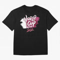 Qatar 2022 Oversized T-Shirt Wear the Spirit of FIFA World Cup 2026 Group Stage Spirit, Driven by England, Haaland and Mbappe, Championship Spirit, Famous Goals, Roaring Crowds and International Football Unity; Made for Die Hard Supporters, Soccer