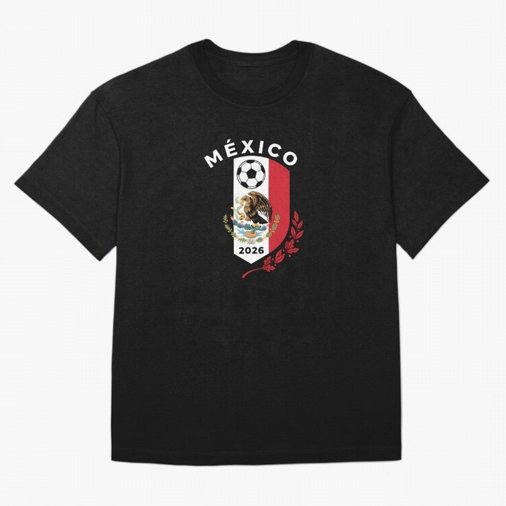 Mexico Emblem World Cup Soccer 2026 Football Crew T-Shirt_83050167 Oversized T-Shirt Feel International Energy from FIFA World Cup 2026 Centered on CR7, Argentina Energy, Stadium Memories, Football Loyalty, International Chants and Championship