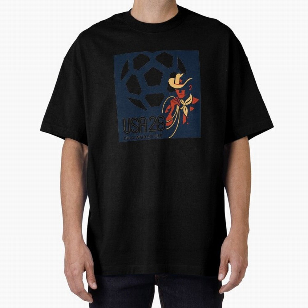 FIFA 2026 T-Shirt_87943139 Oversized T-Shirt Relive the Noise and Pride of Global Football Passion for FIFA World Cup 2026, Driven by Mbappe and Neymar, Spain and Netherlands, Champion Mindset, Group Stage Buzz, Knockout Tension and Passionate Fan